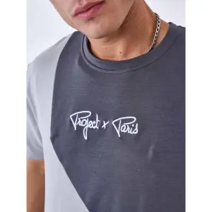 Tweekleurig golf T-shirt Project X Paris image-5