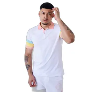 Polo-Shirt mit farbigen Streifen Project X Paris image-1