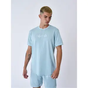 T-shirt med broderet logo Project X Paris image-1