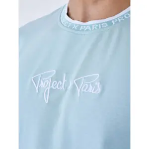 T-shirt med broderet logo Project X Paris image-3