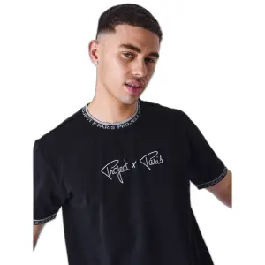 T-shirt med broderet logo Project X Paris image-4