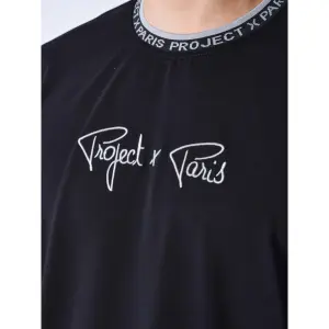 T-shirt med broderet logo Project X Paris image-5