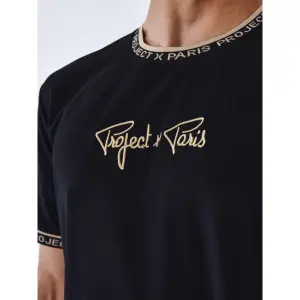 T-shirt med broderet logo Project X Paris image-4