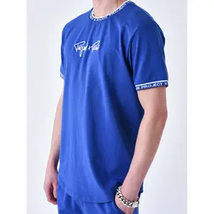 T-shirt med broderet logo Project X Paris image-4