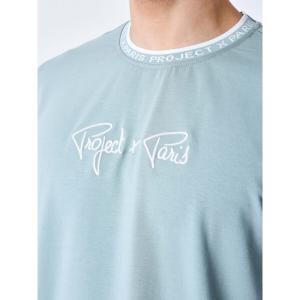 T-shirt med broderet logo Project X Paris image-5