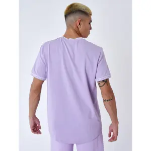 T-shirt med broderet logo Project X Paris image-2