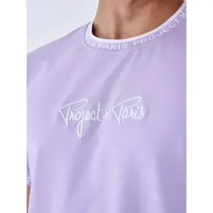 T-shirt med broderet logo Project X Paris image-3
