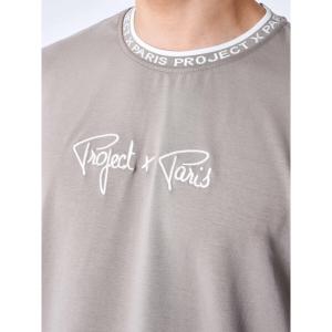 T-shirt med broderet logo Project X Paris image-4