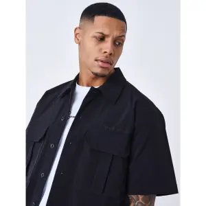 Hemd einfarbig strukturiert Project X Paris image-4