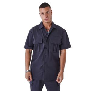 Hemd einfarbig strukturiert Project X Paris image-2