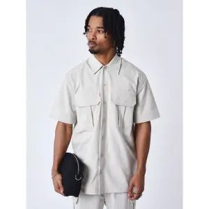 Hemd einfarbig strukturiert Project X Paris image-1