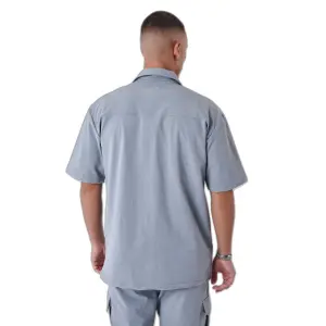 Hemd einfarbig strukturiert Project X Paris image-6