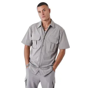 Hemd einfarbig strukturiert Project X Paris image-0