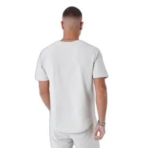 Ensfarvet tekstureret T-shirt Project X Paris image-2