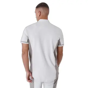 Dwukolorowa koszula z kołnierzykiem mao Project X Paris image-3