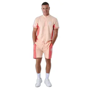 Dwukolorowa koszula z kołnierzykiem mao Project X Paris image-1