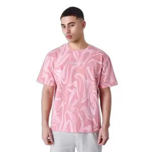T-shirt med flydende marmor Project X Paris image-1