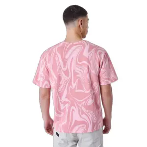T-shirt med flydende marmor Project X Paris image-4