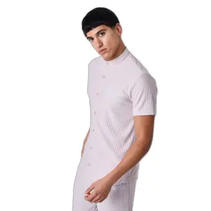 Gładka, teksturowana koszula Project X Paris image-4