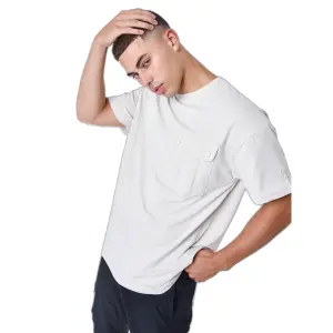 T-shirt med kontrastfärgad ficka Project X Paris image-3