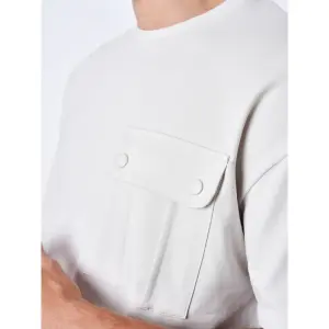 T-shirt med kontrastfärgad ficka Project X Paris image-6