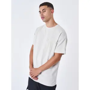 T-shirt med kontrastfärgad ficka Project X Paris image-2