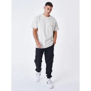 T-shirt med kontrastfärgad ficka Project X Paris image-1