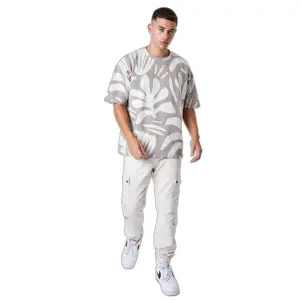 T-Shirt mit Muster Project X Paris Végétal Abstrait image-2