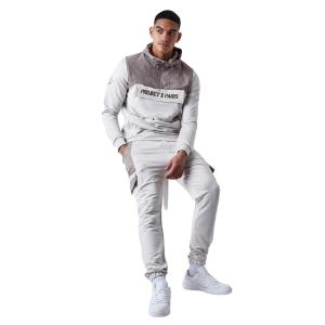 Two-tone windbreaker style hoodie Project X Paris image-2