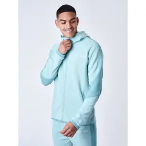 Felpa con cappuccio zip a due toni Project X Paris image-3