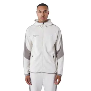 Felpa cappuccio con zip e tasca Project X Paris image-1