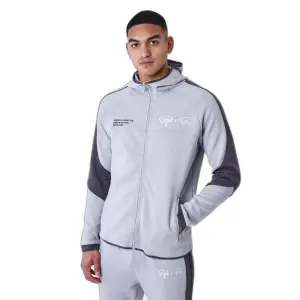 Tuta con cappuccio con zip bicolore Project X Paris image-1