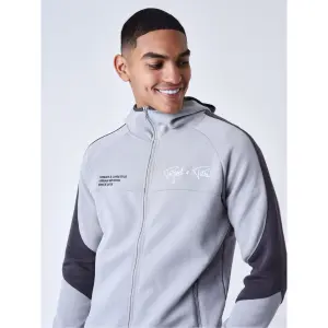 Tuta con cappuccio con zip bicolore Project X Paris image-4