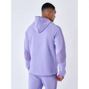 Fato de treino com capuz e fecho de correr em dois tons Project X Paris image-4