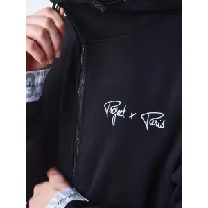 Fato de treino com capuz, fecho de correr e elástico com logótipo Project X Paris image-3