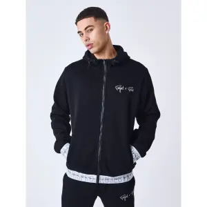 Fato de treino com capuz, fecho de correr e elástico com logótipo Project X Paris image-1