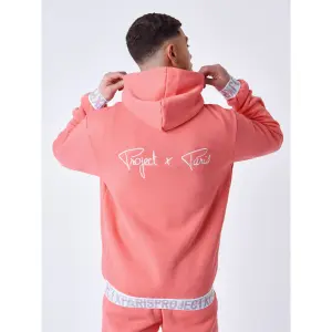 Trainingsanzug mit Kapuze und Reißverschluss elastisches Logo-Band Project X Paris image-2