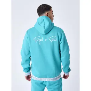 Trainingsanzug mit Kapuze und Reißverschluss elastisches Logo-Band Project X Paris image-2