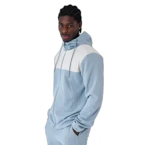 Sweatshirt zip-up met capuchon en tweedelige stof Project X Paris Nid D'Abeille image-4