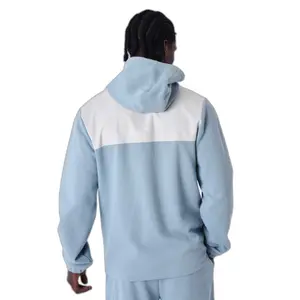 Sweatshirt zip-up met capuchon en tweedelige stof Project X Paris Nid D'Abeille image-2