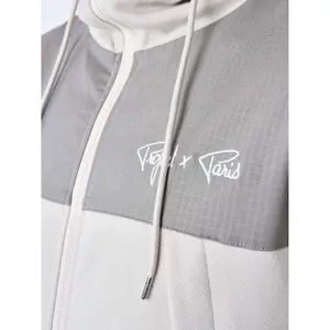 Sweatshirt zip-up met capuchon en tweedelige stof Project X Paris Nid D'Abeille image-5