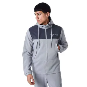 Sweatshirt zip-up met capuchon en tweedelige stof Project X Paris Nid D'Abeille image-1