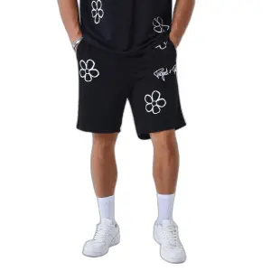 Shorts med blomstret skitseprint Project X Paris image-0