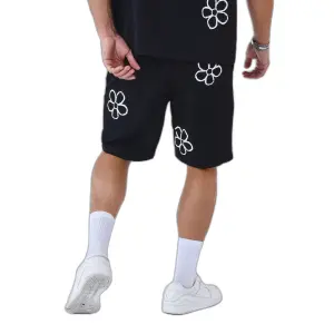 Shorts med blomstret skitseprint Project X Paris image-1