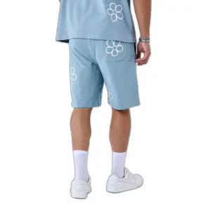 Shorts med blomstret skitseprint Project X Paris image-4