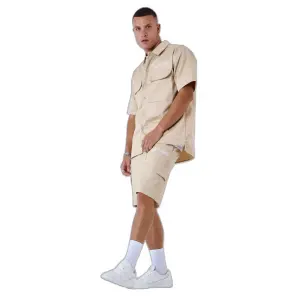 Ensfarvede shorts med lommer Project X Paris image-1