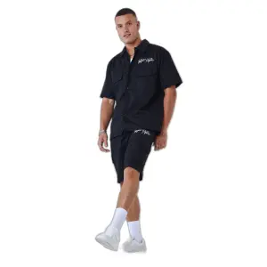 Ensfarvede shorts med lommer Project X Paris image-1