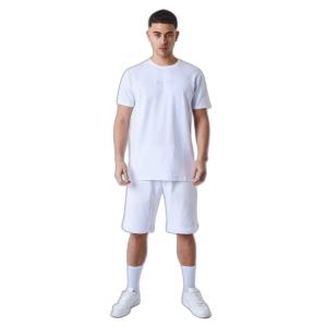 2340027-w-shorts-met-geborduurd-logo-project-x-paris-wit