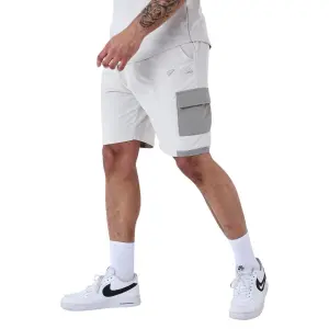 Shorts with contrasting logo band Project X Paris image-4