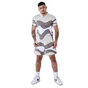 Wave effect tricolor shorts Project X Paris image-1